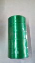 Green satin ribbon 1 inch ten Mtr roll