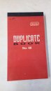 Duplicate bill book 00 no.