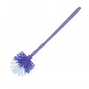 Round toilet brush